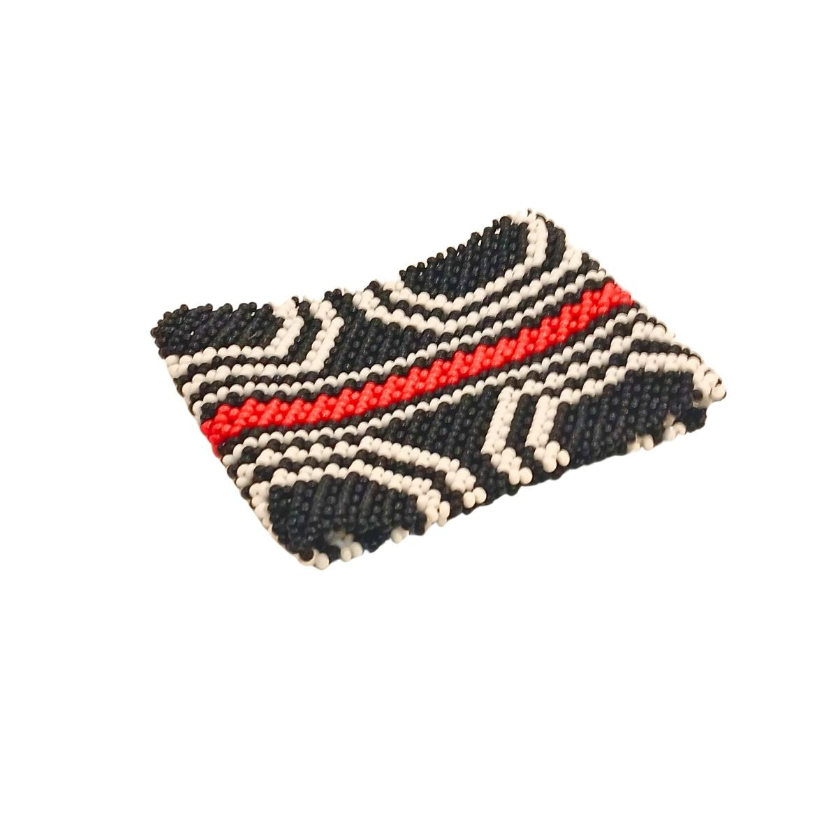 Pulseira de Miçangas Arte Indígena Branco | Waura | 150016