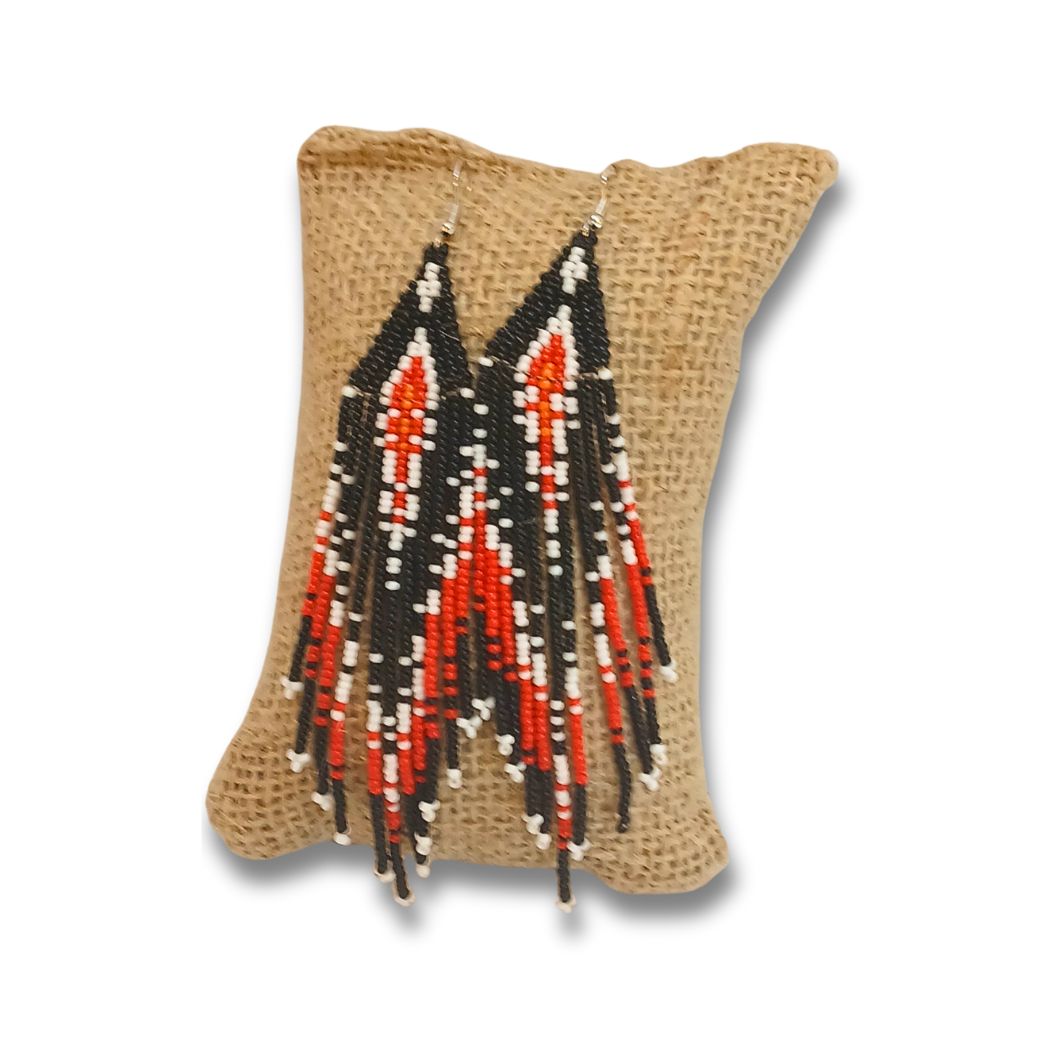 Brincos de Miçangas Arte Indígena |Waura| 1527