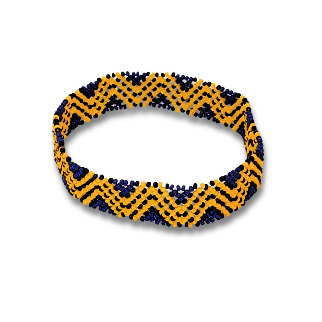 Pulseira de Miçangas Arte Indígina | Canela | 21174 | 10cm