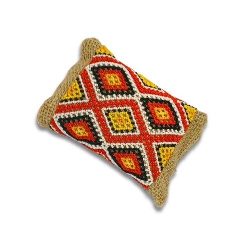 Pulseira De Miçangas Arte Indígena Elástica |waura| 1383