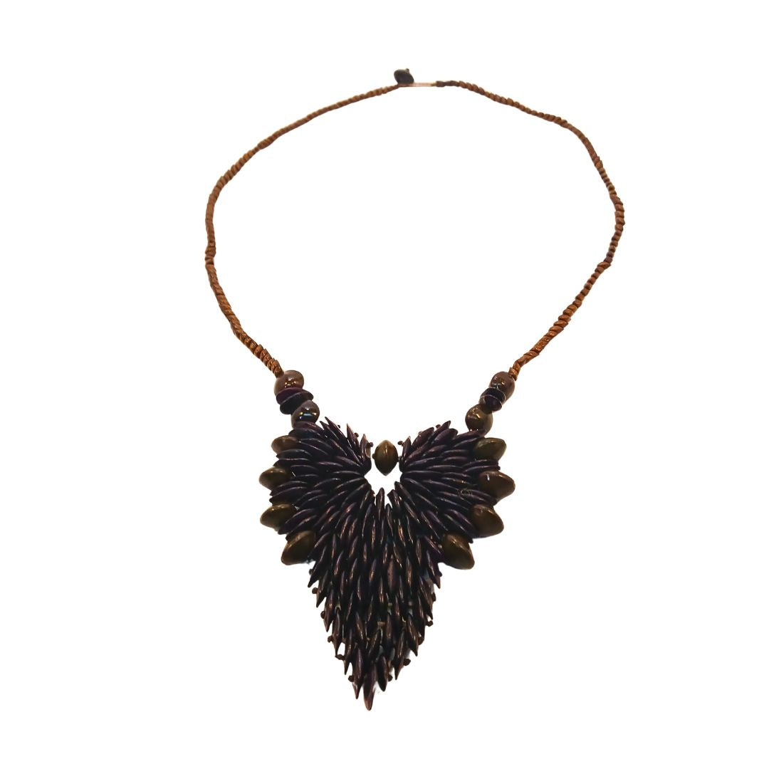 Colar de sementes Arte Indigena | Pataxó | 21192