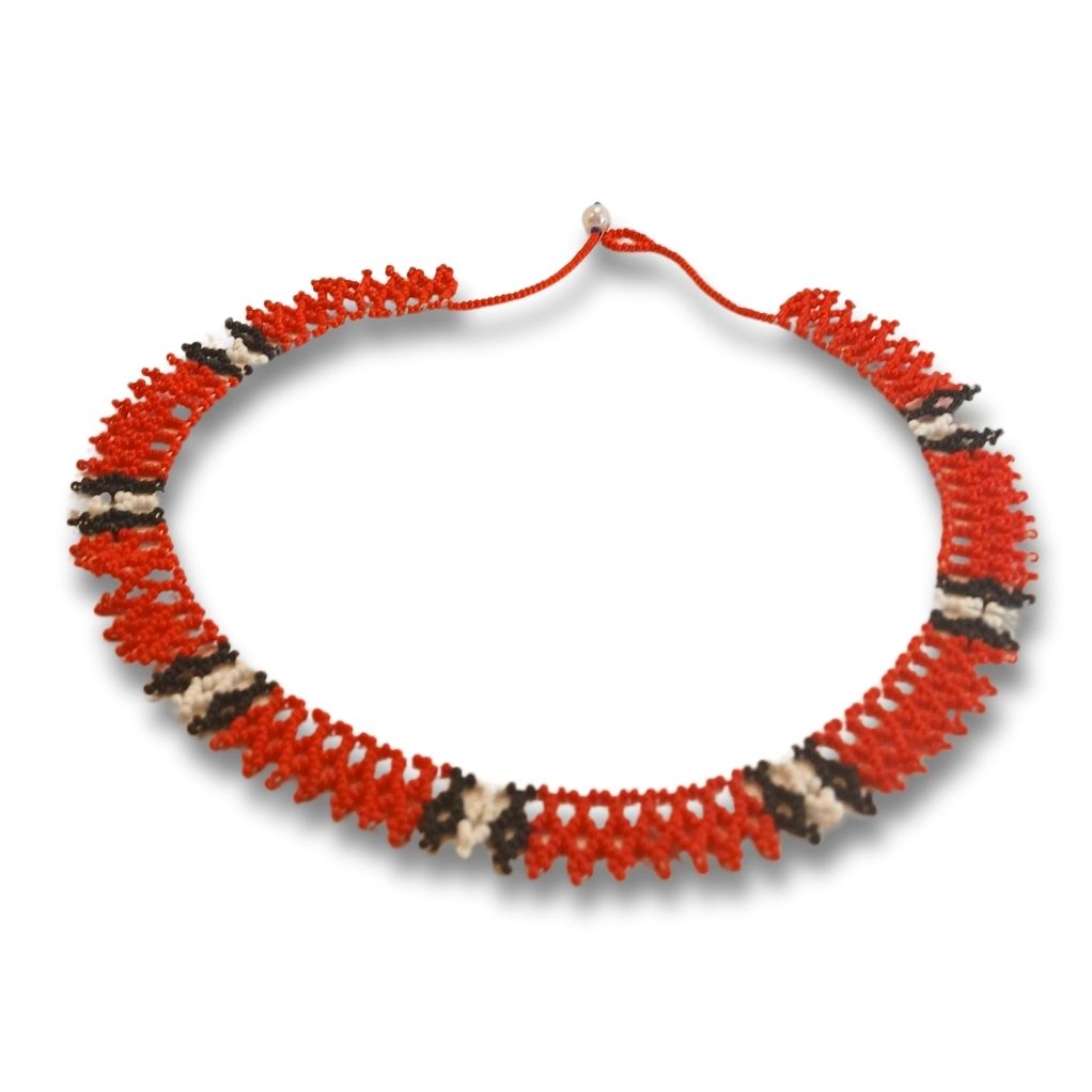 Colar de Miçangas Arte Indígena Rainha | Waura | 1517
