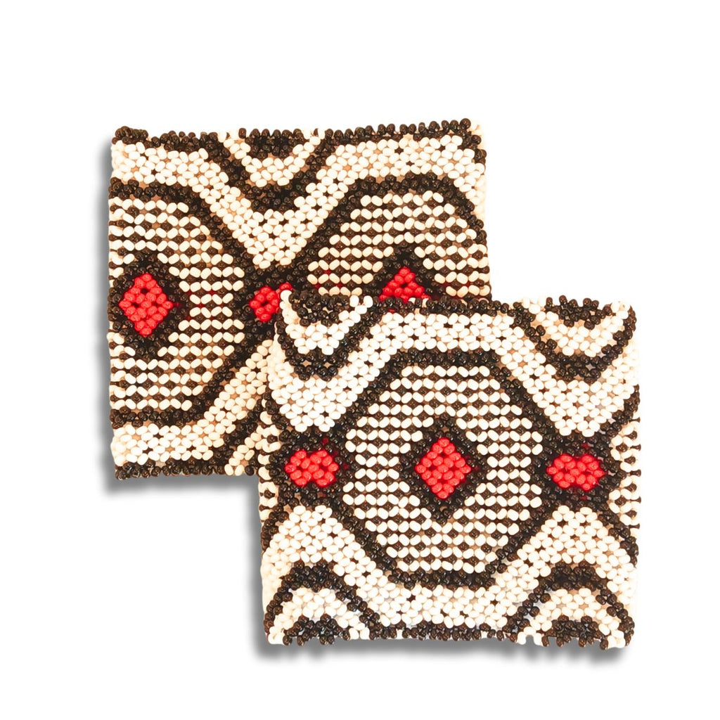 Pulseira de Miçangas Arte Indígena Elástica | Fulni-O | 1289