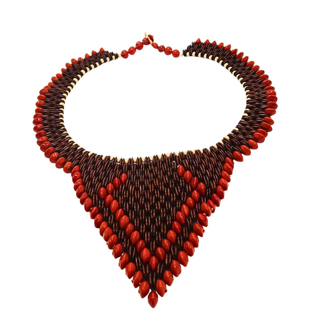 Colar de sementes Arte Indigena | Pataxó | 21187