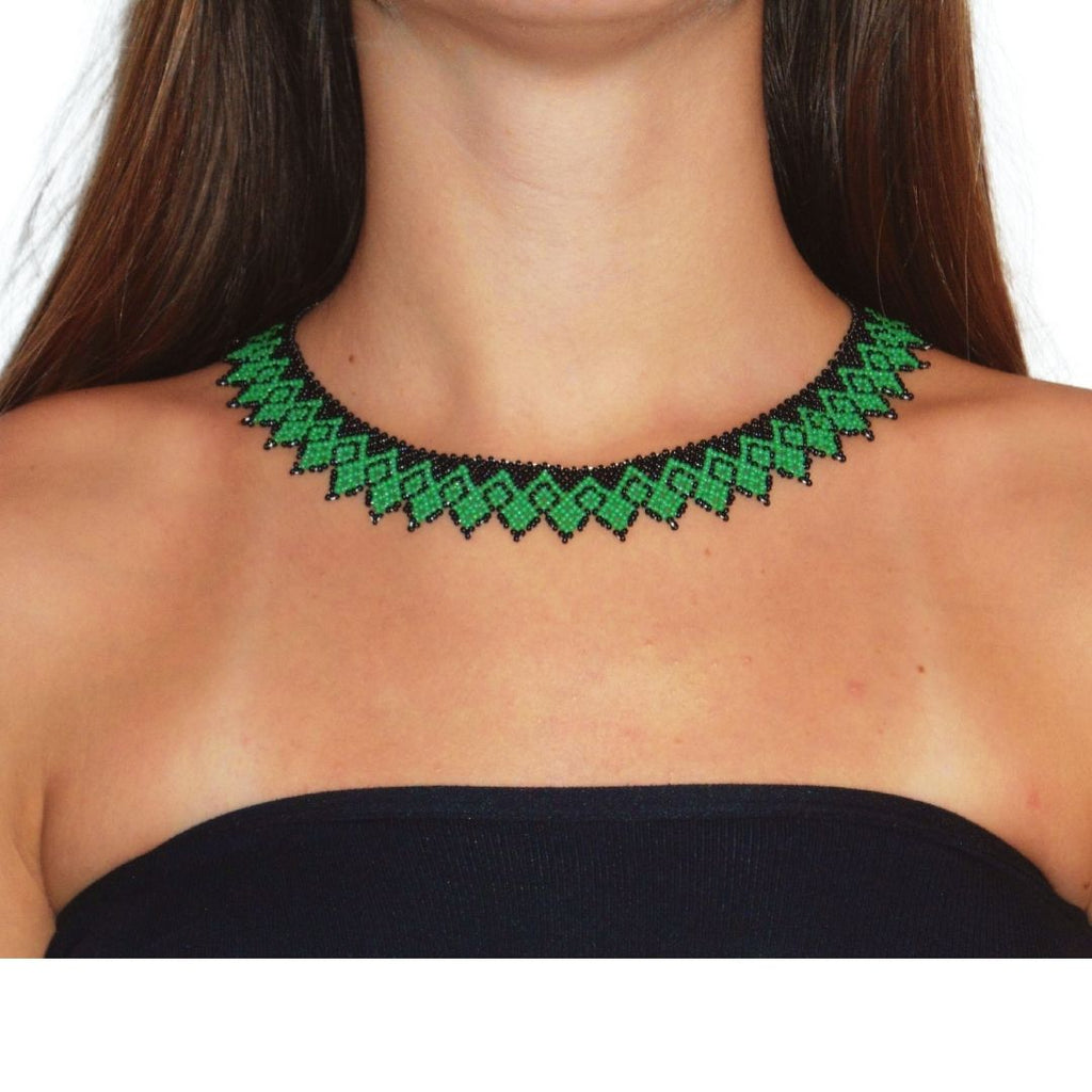 Colar de Miçangas Arte Indígena | Waura | 1245