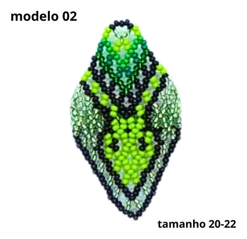 Anel de Miçangas Arte indígena | Etinia Yawanawá | 1135 - Anel 01