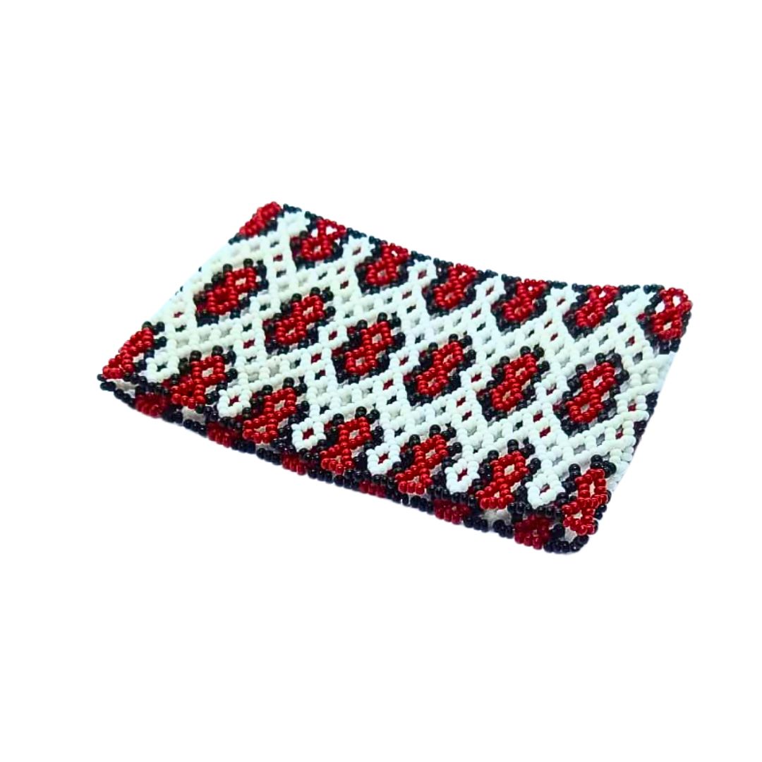 Pulseira de Miçangas Arte Indígena Elástica | Waura | 979