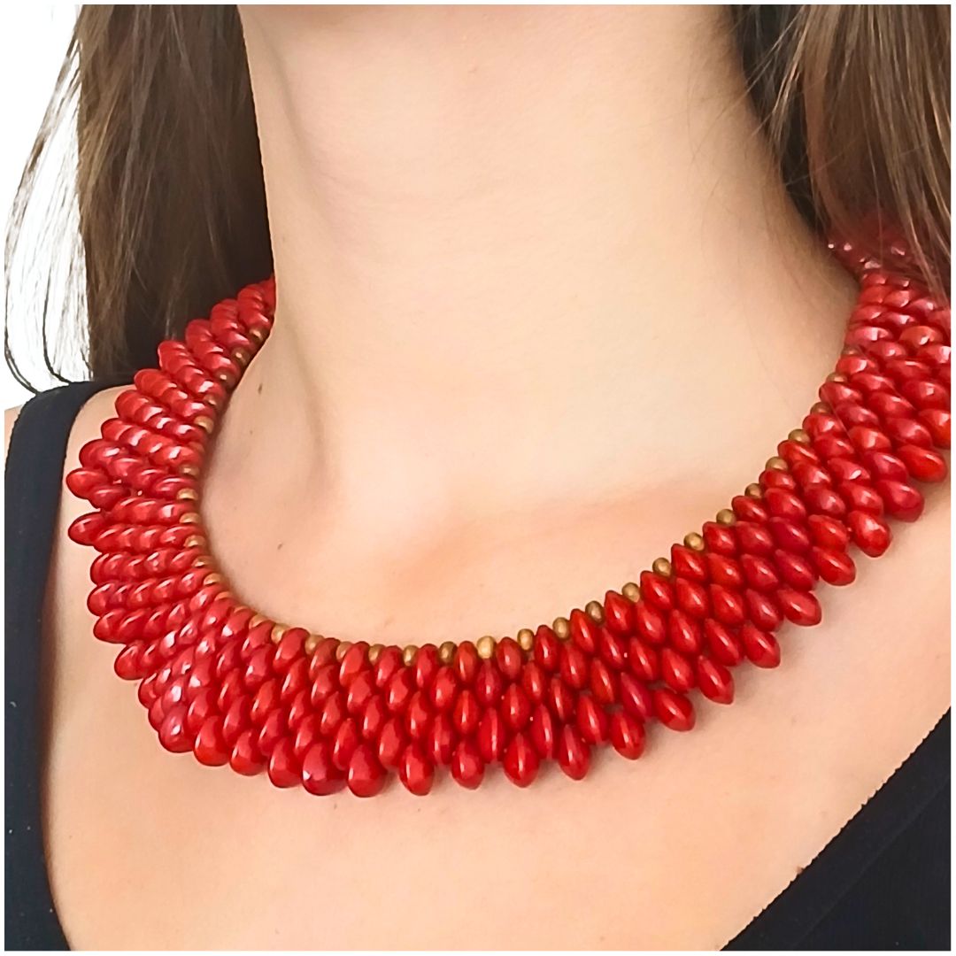 Colar de sementes | Fulni-Ô - 701