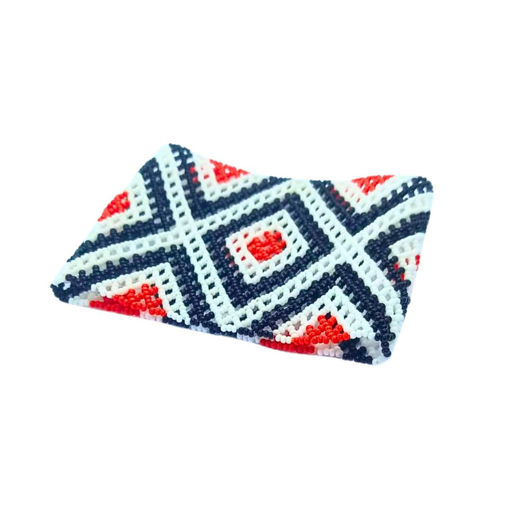 Pulseira de Miçangas Arte Indígena Elástica | Waura | 959