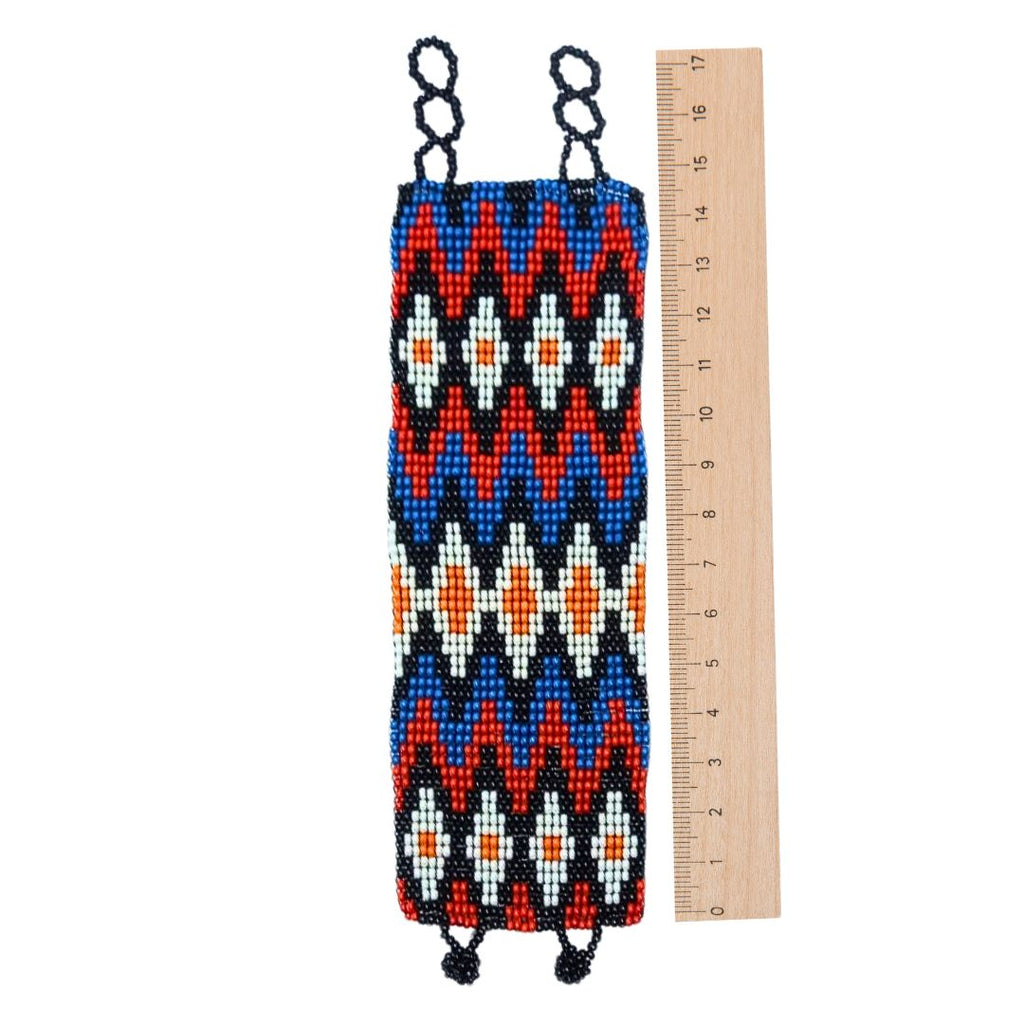 Pulseira de Miçangas Arte Indígena | Etnia Kaxinawa | 434