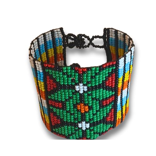 Pulseira de Miçangas Arte Indígena | Etnia Fulni-ô | 415