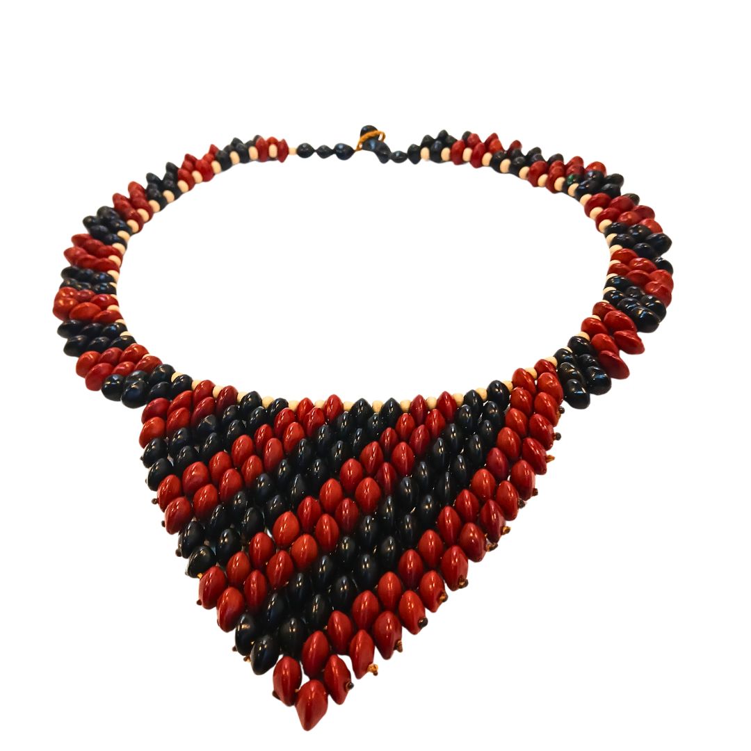Colar de sementes Arte Indigena | Pataxó | 21186