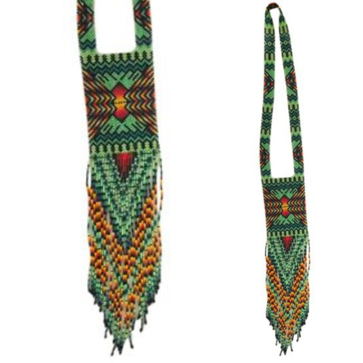 Colar de Miçangas Arte Indígena Gráfico |Kuntanawa|471