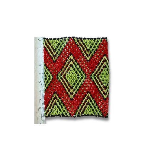 Pulseira De Miçangas Arte Indígena Elástica | Waura | 997
