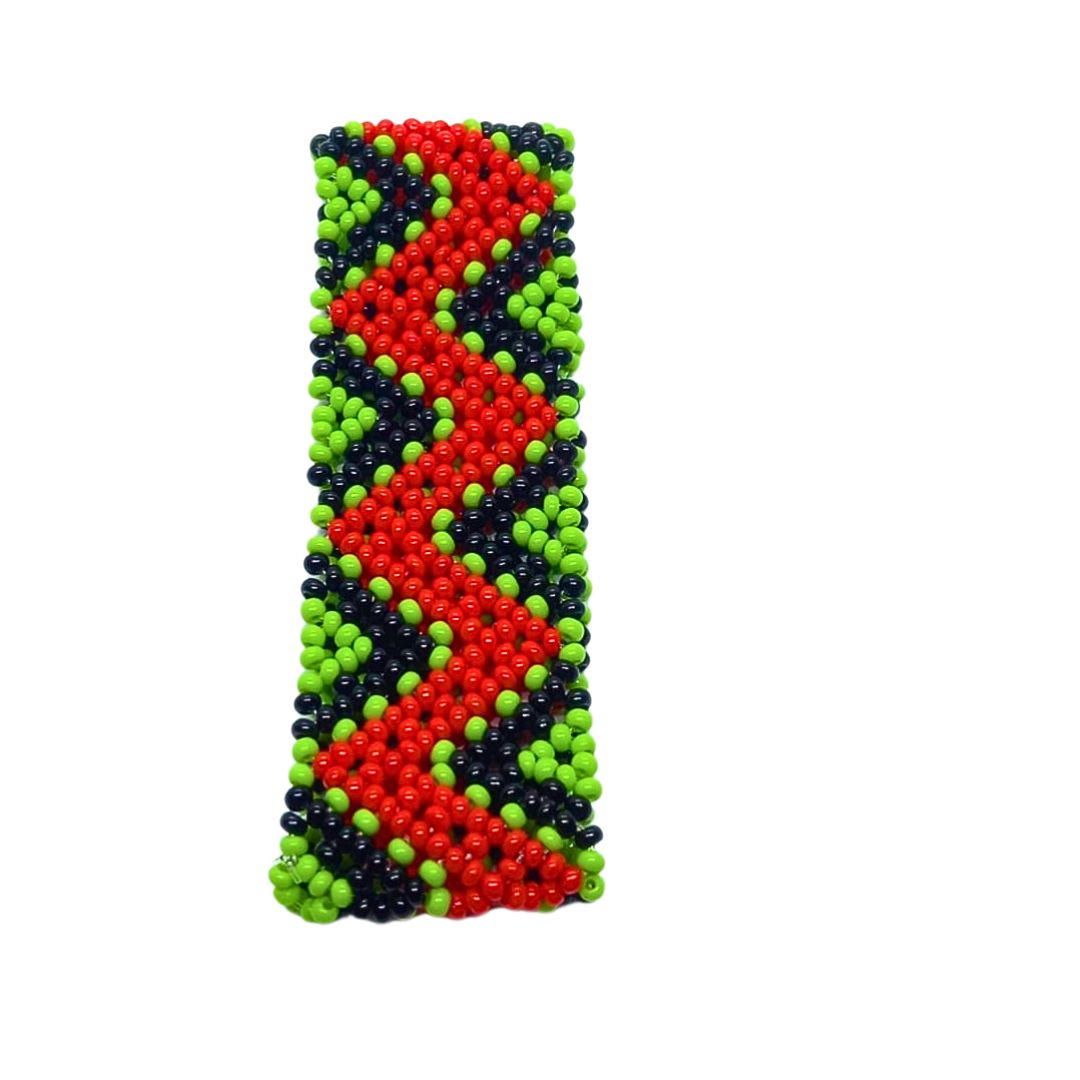 Pulseira de Miçangas Arte Indígena Elástica | Etnia Kaxinawa | 1195