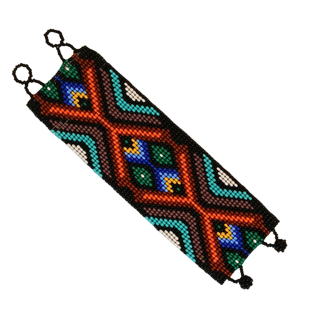 Pulseira de Miçangas Arte Indigena | Etnia Fulni-Ô | 427