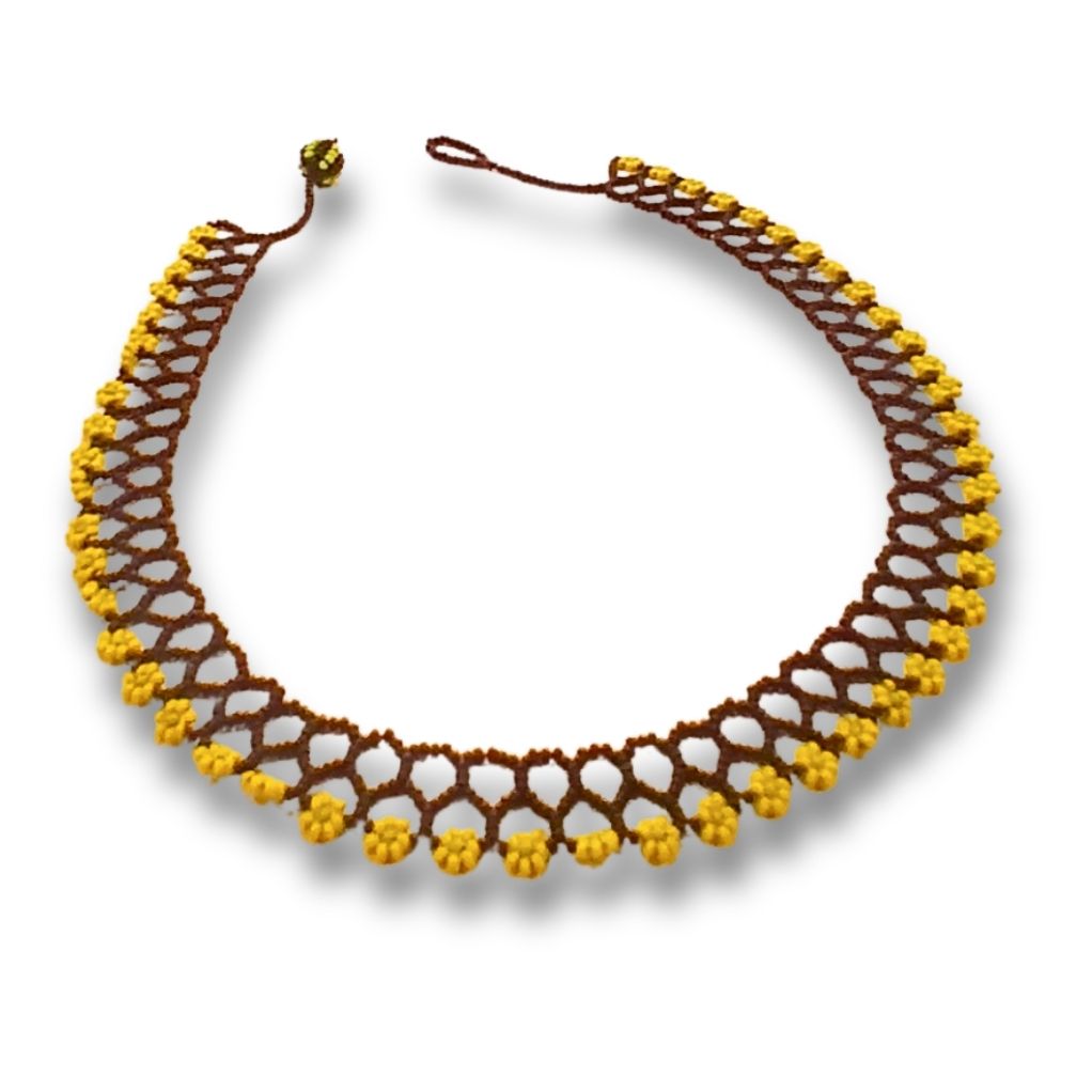 Colar de Miçangas Arte Indígena Rainha | Waura | 1519
