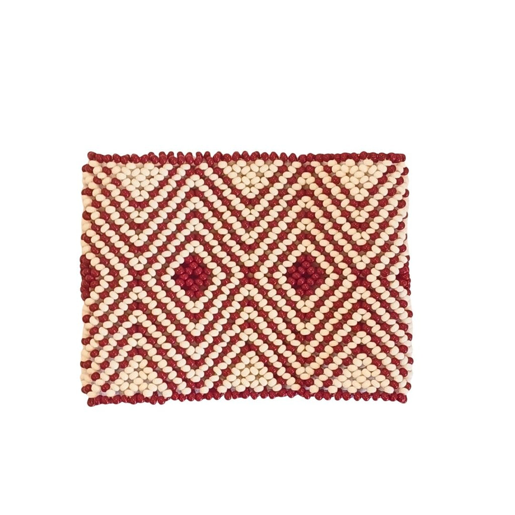 Pulseira De Miçangas Arte Indígena Elástica | Waura | 991