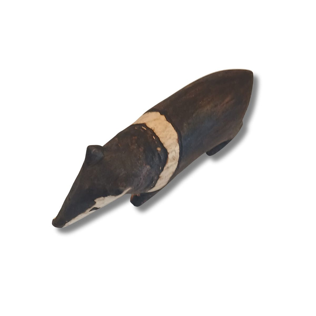 Bicho Entalhado em Madeira | Arte Indígena Autêntica