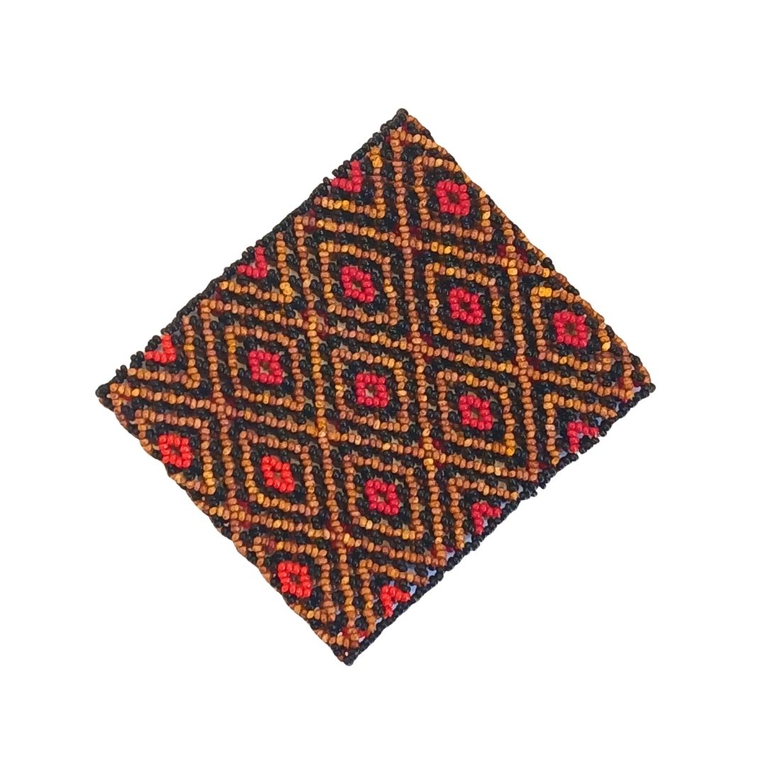 Pulseira De Miçangas Arte Indígena Elástica |waura| 1231