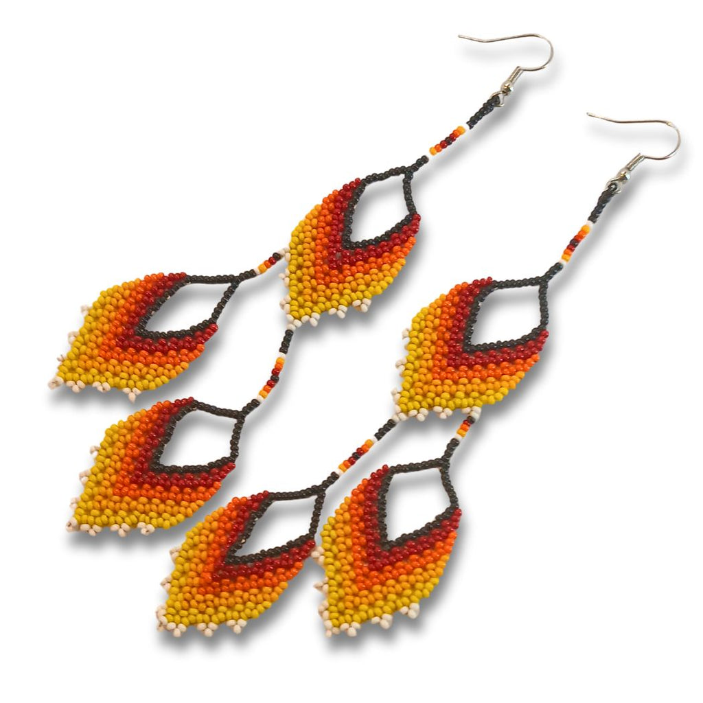 Brincos de Miçangas Arte Indígena |Waura| 1525