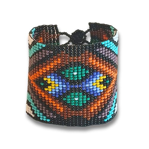 Pulseira de Miçangas Arte Indigena | Etnia Fulni-Ô | 427