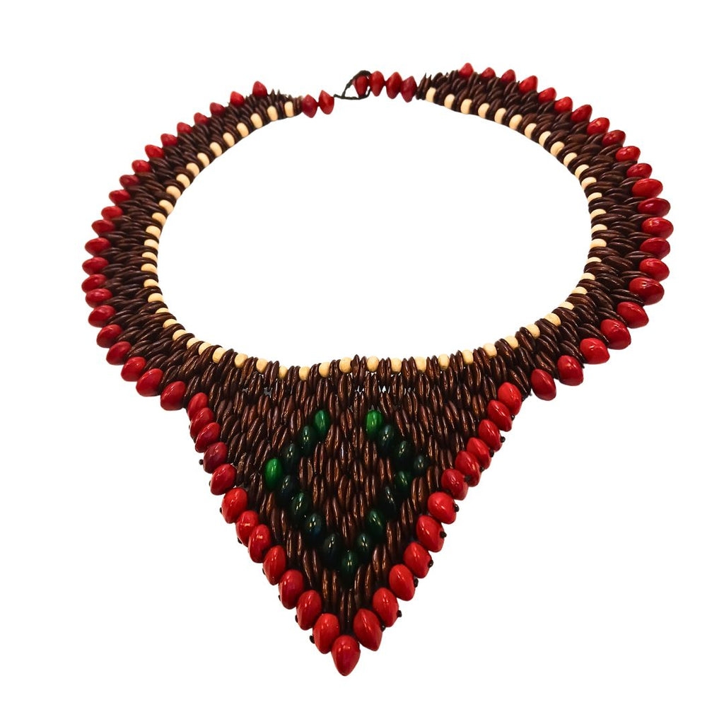Colar de sementes Arte Indigena | Pataxó | 21184