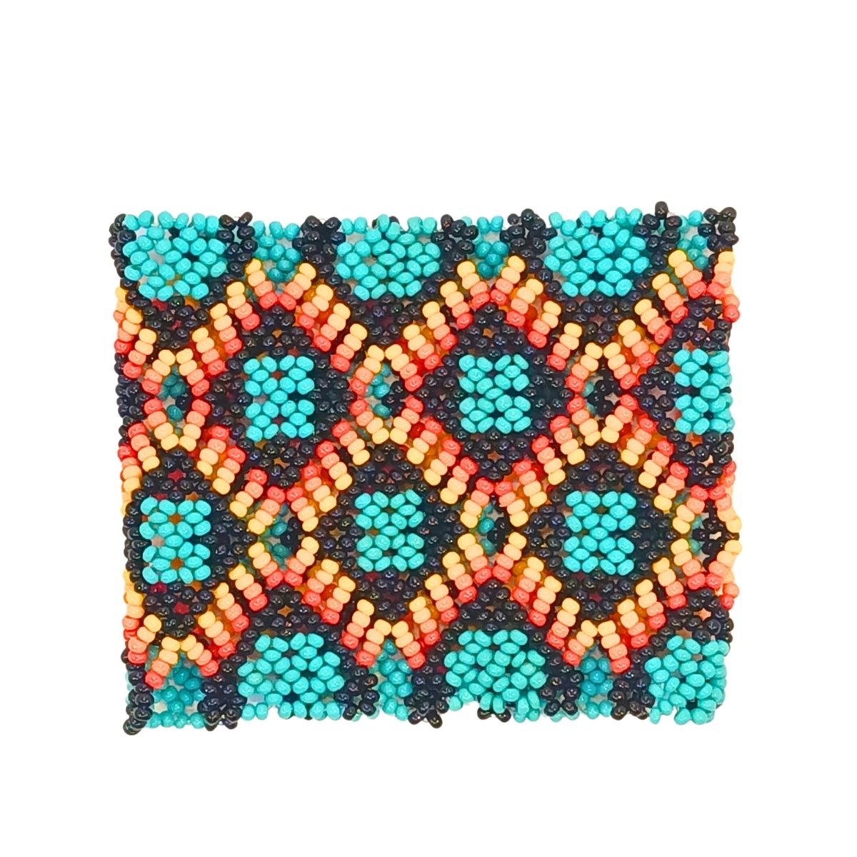 Pulseira de Miçangas Arte Indígena Branco | Waura | 150013