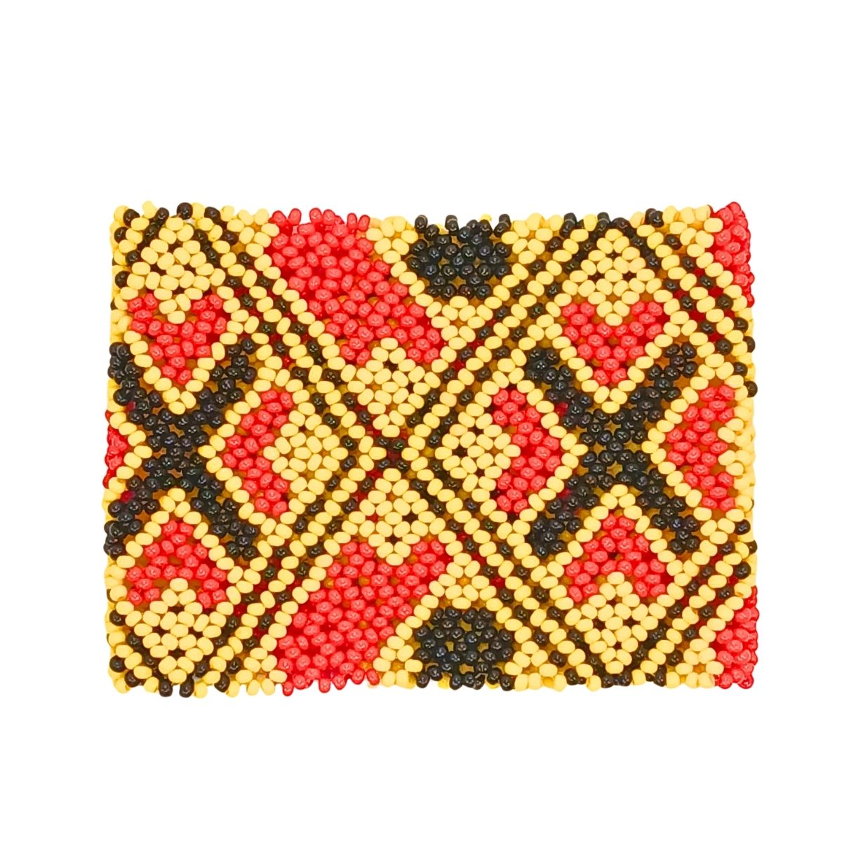 Pulseira de Miçangas Arte Indígena Branco | Waura | 150021