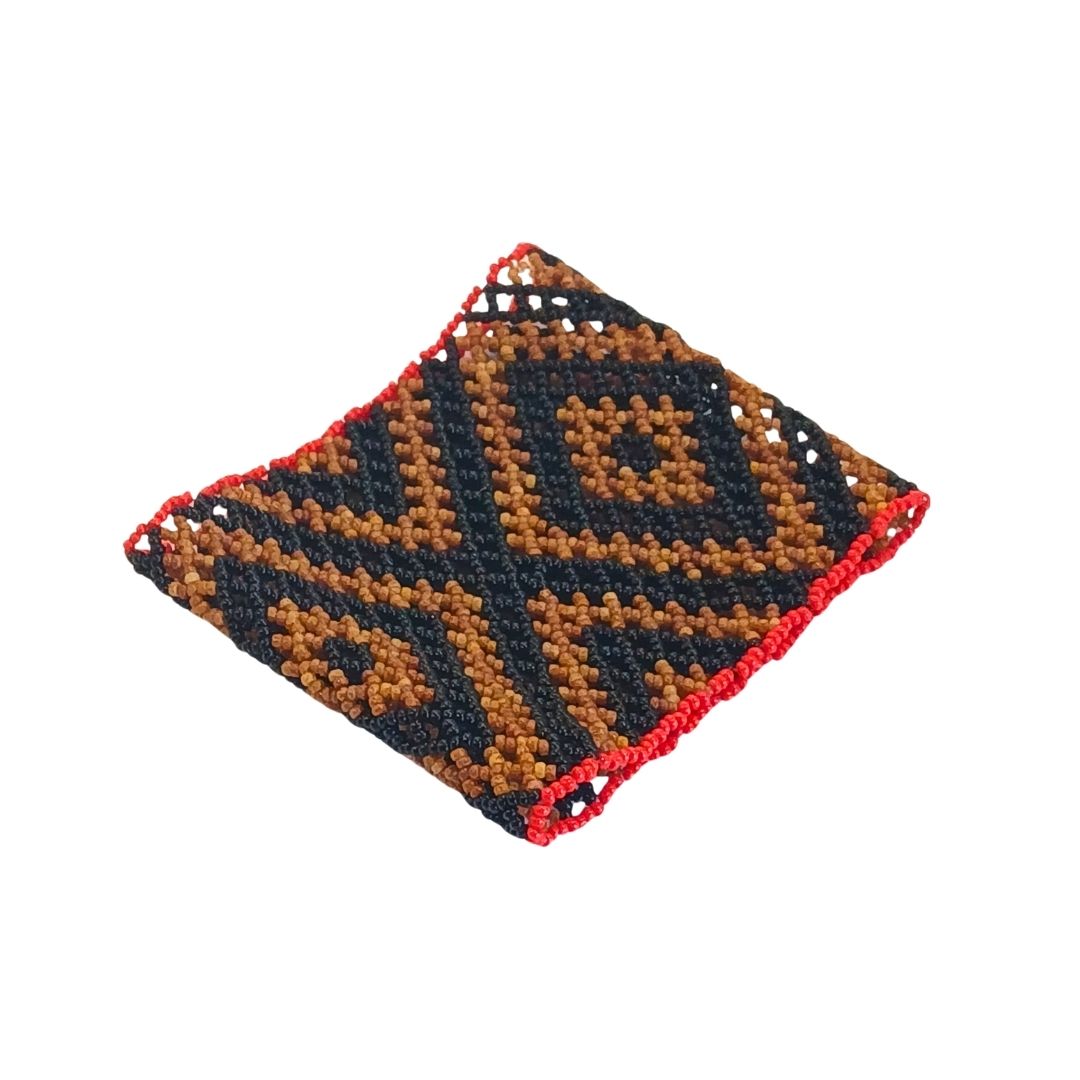 Pulseira De Miçangas Arte Indígena Elástica | Waura | 999