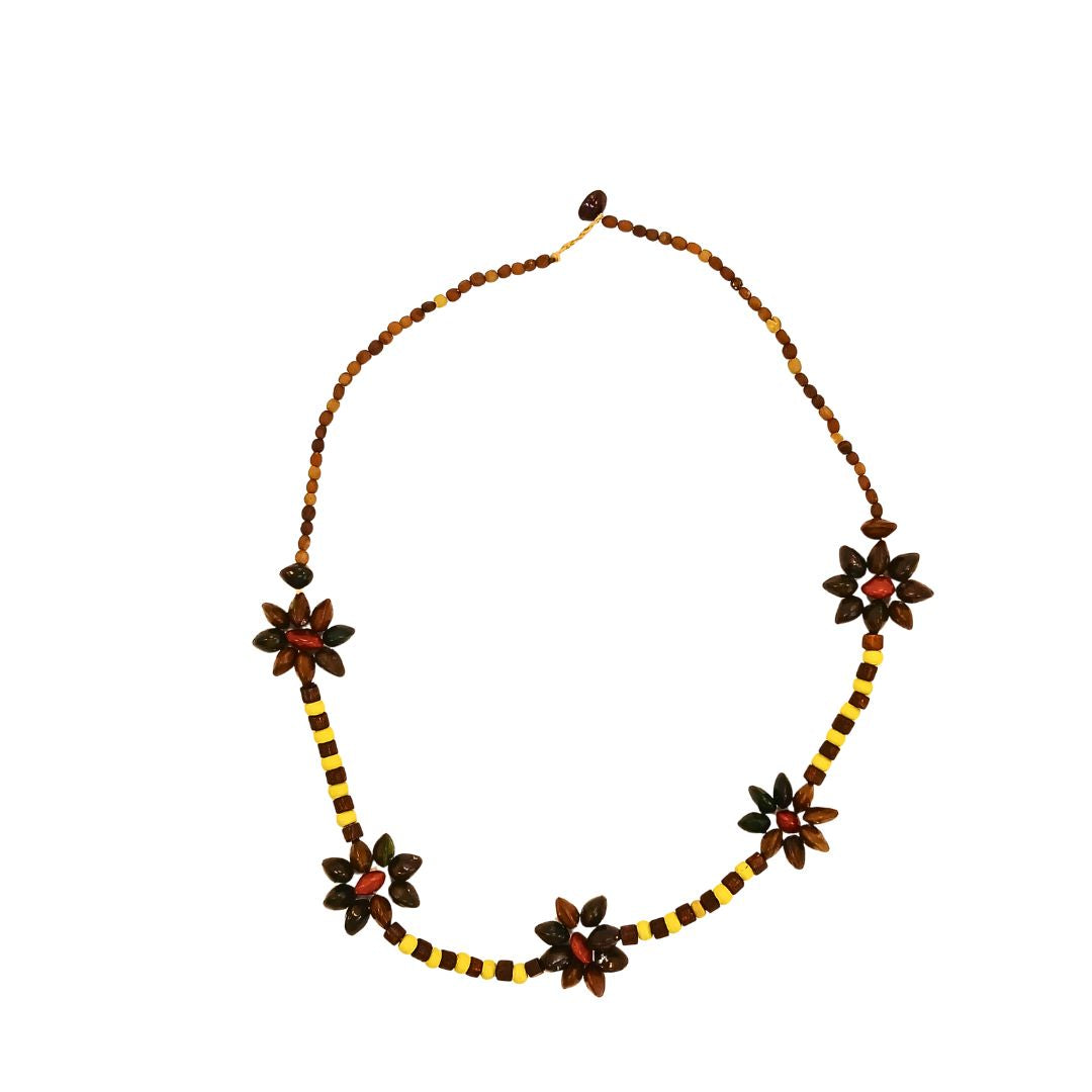 Colar de sementes Arte Indigena | Pataxó | 21198