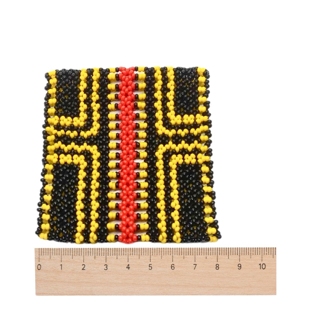 Pulseira de Miçangas Arte Indígena Elástica | Fulni-Ô | 1009