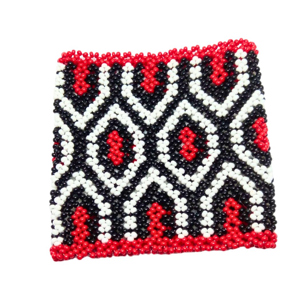 Pulseira de Miçangas Arte Indígena Elástica | Fulni-O | 1297