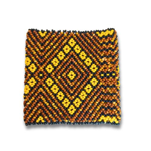Pulseira de Miçangas Arte Indígena Elástica | Fulni-O | 1303