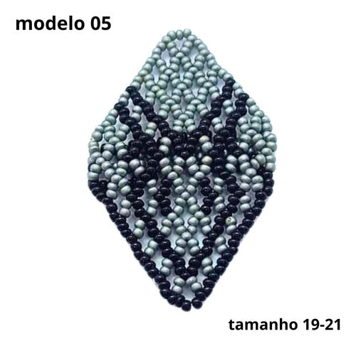 Anel de Miçangas Arte indígena | Etinia Yawanawá | 1135 - Anel 01