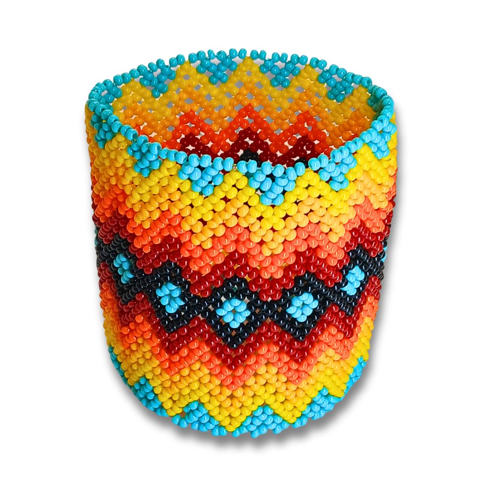 Pulseira de Miçangas | Arte Indigena | Fulni-Ô | 419