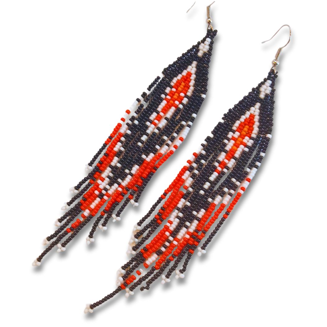 Brincos de Miçangas Arte Indígena |Waura| 1527