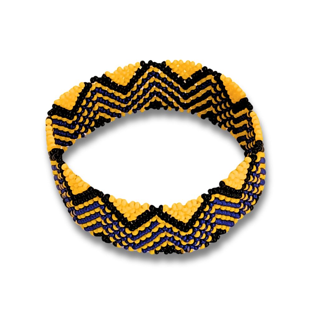 Pulseira de Miçangas Arte Indígina | Canela | 21203 | 8cm