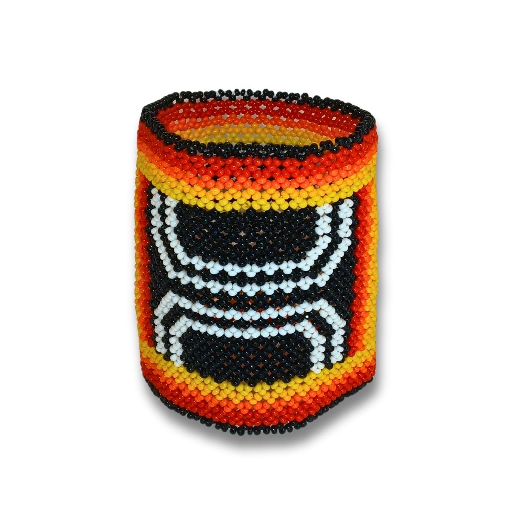 Pulseira de Miçangas Arte Indígena Elástica | Fulni-O | 1287