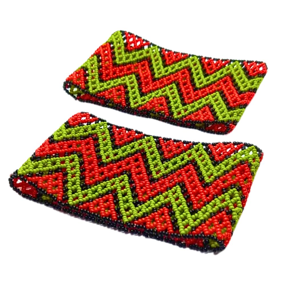 Pulseira de Miçangas Arte Indígena Elástica | Waura | 977