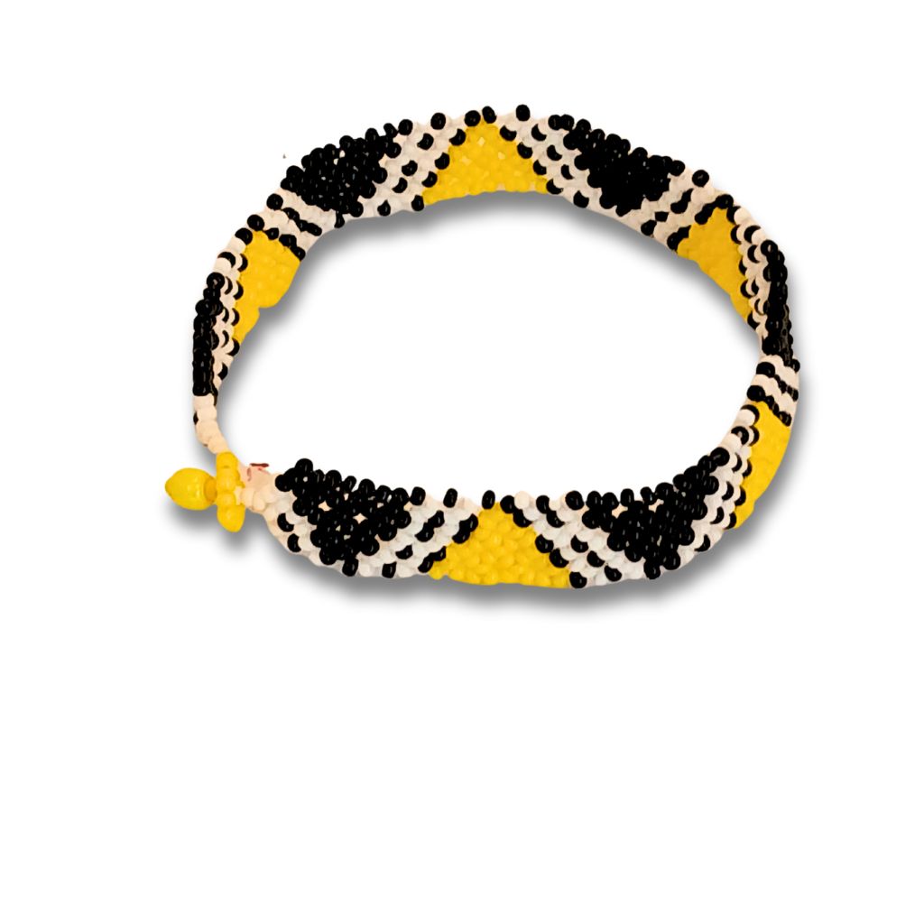 Pulseira de Miçangas Arte Indígina | Canela | 21205 | 8cm