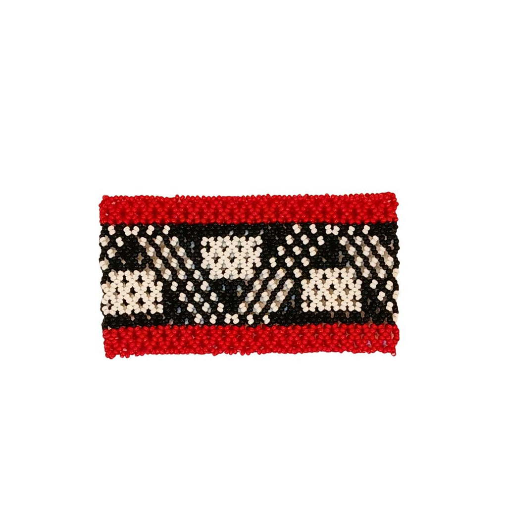 Pulseira de Miçangas Arte Indígena Elástica | Waura | 953