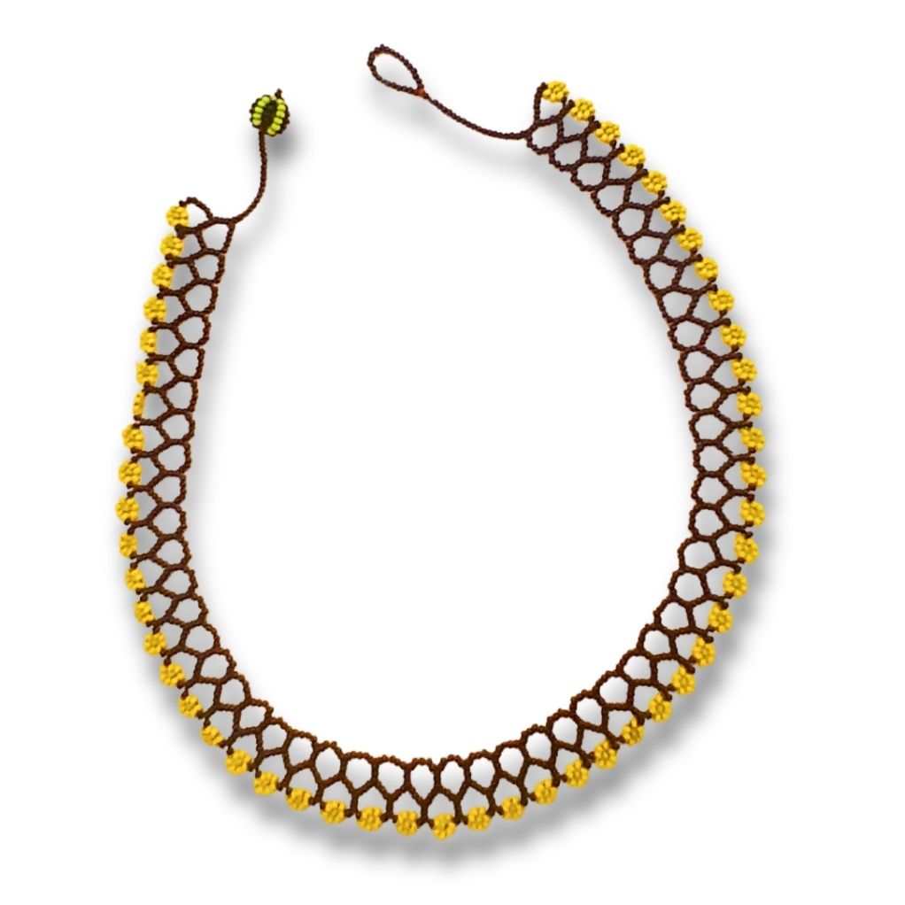 Colar de Miçangas Arte Indígena Rainha | Waura | 1519