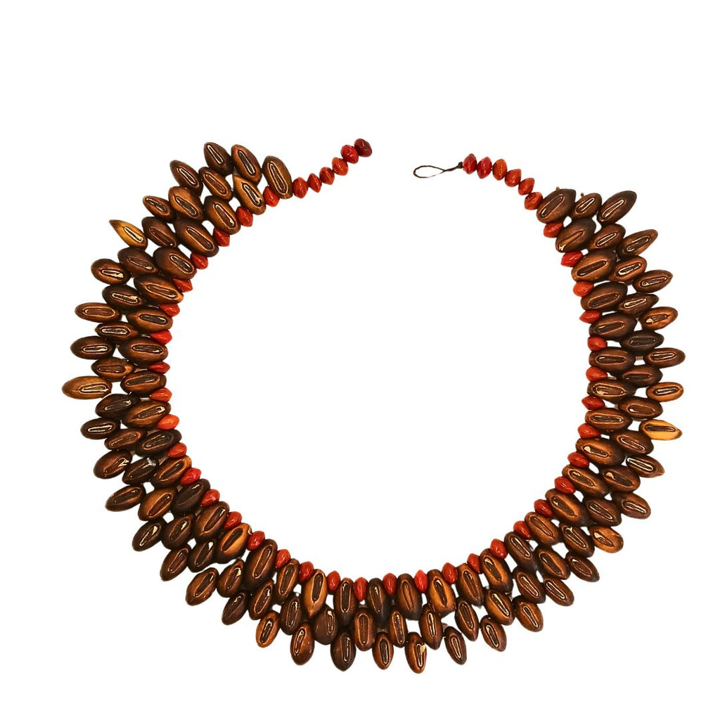 Colar de sementes Arte Indigena | Pataxó | 21189
