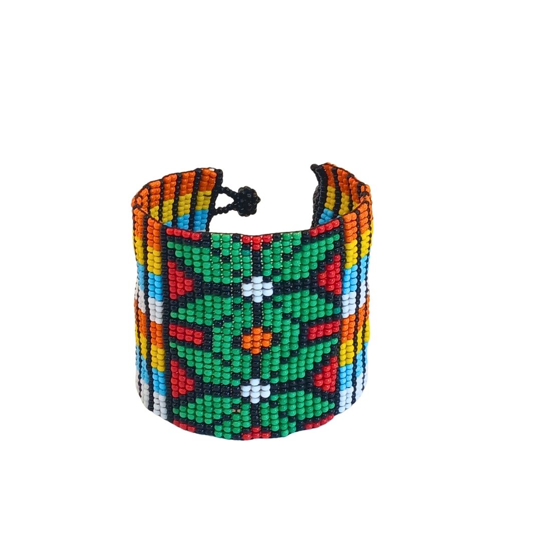 Pulseira de Miçangas Arte Indígena | Etnia Fulni-ô | 415