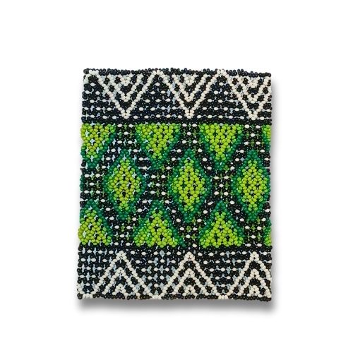 Pulseira de Miçangas Arte Indígena Elástica |Waura| 1401