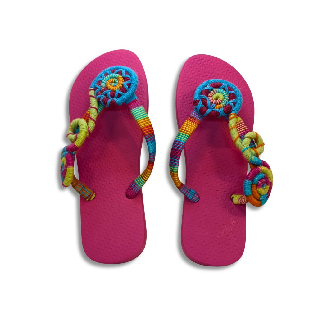 Sandalia Decorada Espiral Linhas | Arte Urbana |  37/38