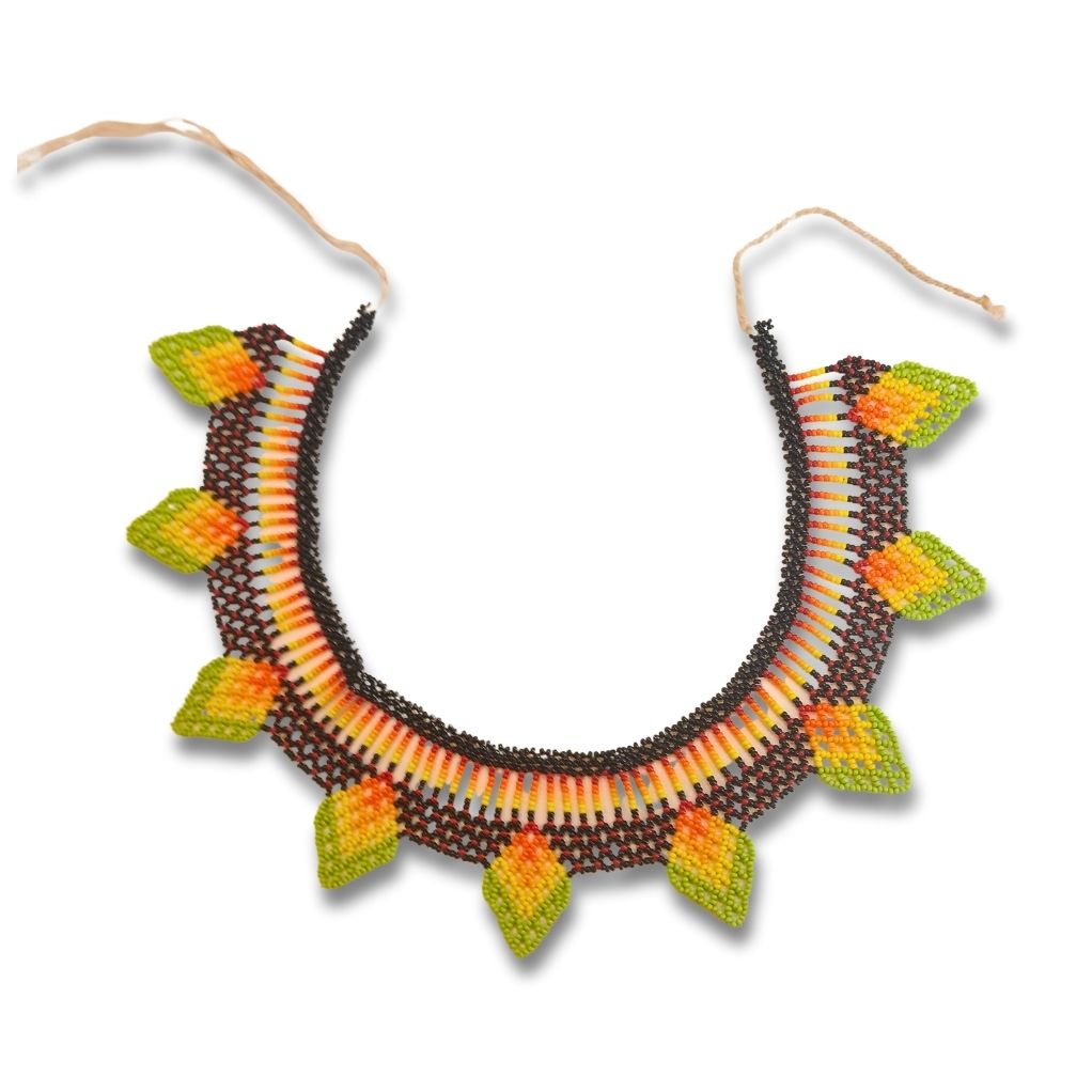 Colar de Miçangas Arte Indígena Rainha | Waura | 1521