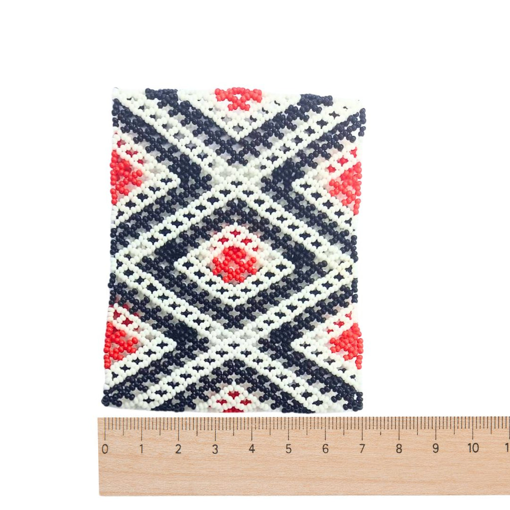 Pulseira de Miçangas Arte Indígena Elástica | Waura | 959