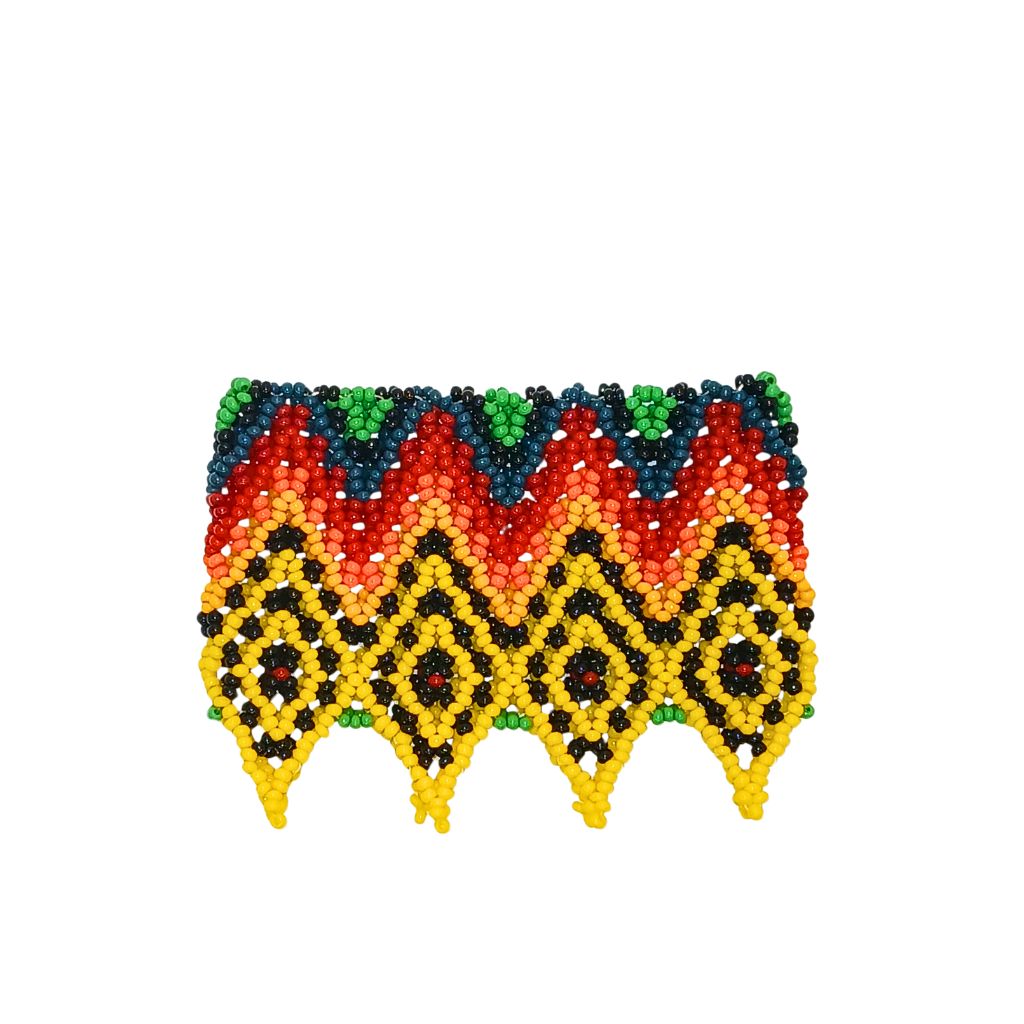 Dupla Pulseira de Miçangas Indígena | Huni Kuin | 132112